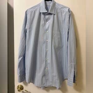 Loro Piana Men’s Classic Striped Button Up Shirt